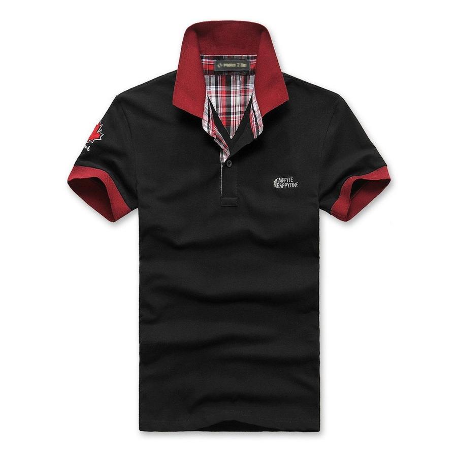 【送料無料】メンズ ポロシャツ 半袖 カジュアル シャツ ゴルフ ウェア ボーリングウェア 卓球ウェア |  | 04