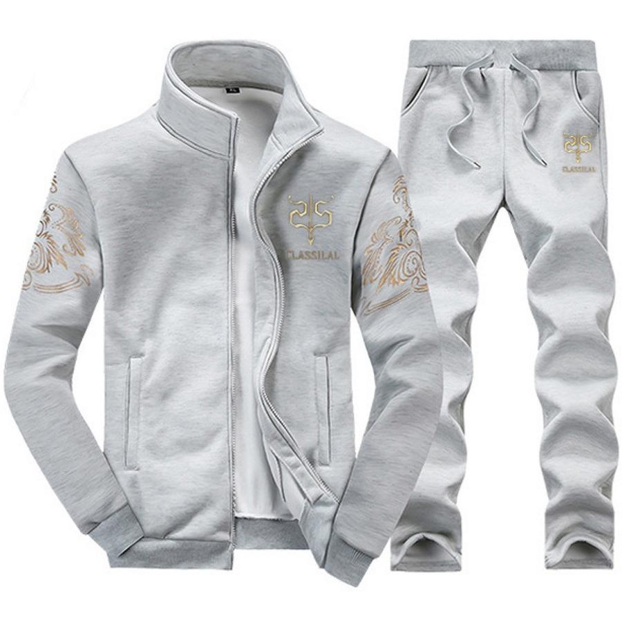 【送料無料】スタイリッシュ スウェット 上下　メンズセットアップ セットアップ ジャージ メンズ タイト 細身タイプ |  | 04