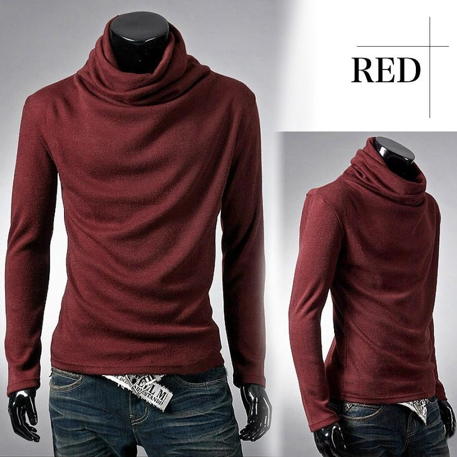 【送料無料】Make 2 Be (メイク トゥ ビー ) ボリュームネック ロング シャツ アフガン タートルネック Tシャツ |  | 07