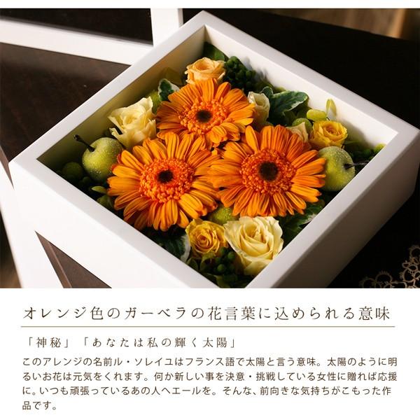 プリザーブドフラワー 花 ギフト バースデー プレゼント誕生日 ガーベラ フラワーボックス フレームル ソレイユ ホワイトデー Pf box Ga Makefuture 通販 Yahoo ショッピング