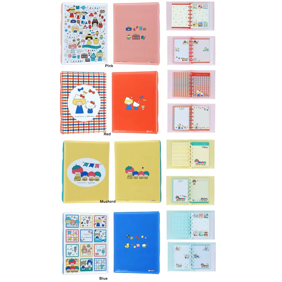 mizutama×サンリオ シールバインダー　サンリオキャラクターズ 　サンリオ シールファイル　ファイル　シール帳　シールノート | sanrio