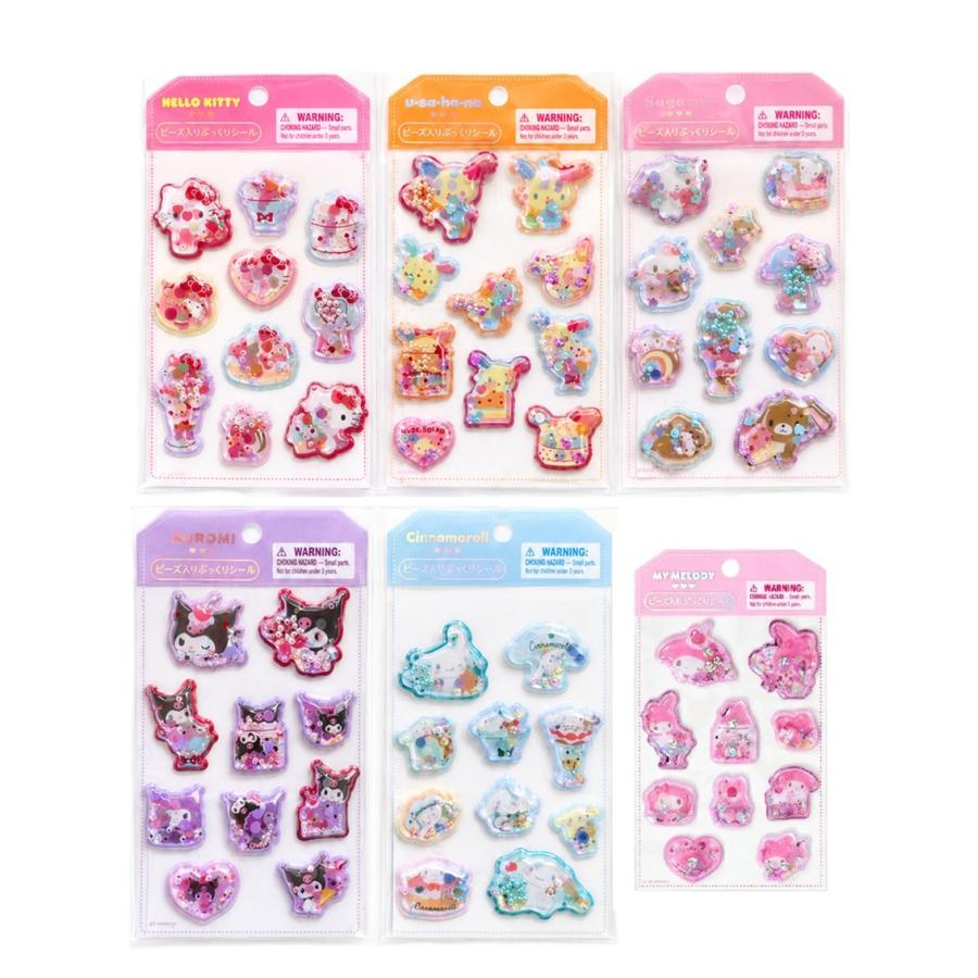 サンリオ ビーズぷっくりシール　ビーズ入りぷっくりシール | sanrio | 01