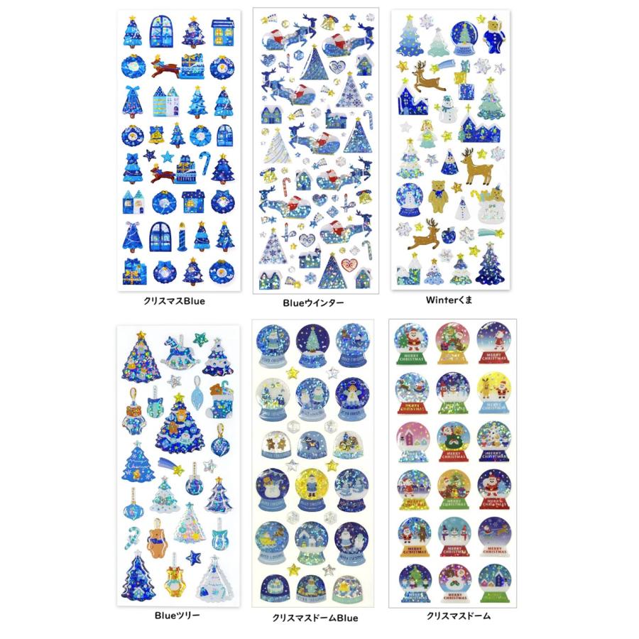 クリスマスドロップシール　ドロップシール　サンタ　デコシール 　アクティブコーポレーション ぷくぷくシール　ぷっくりシール | アクティブコーポレーション