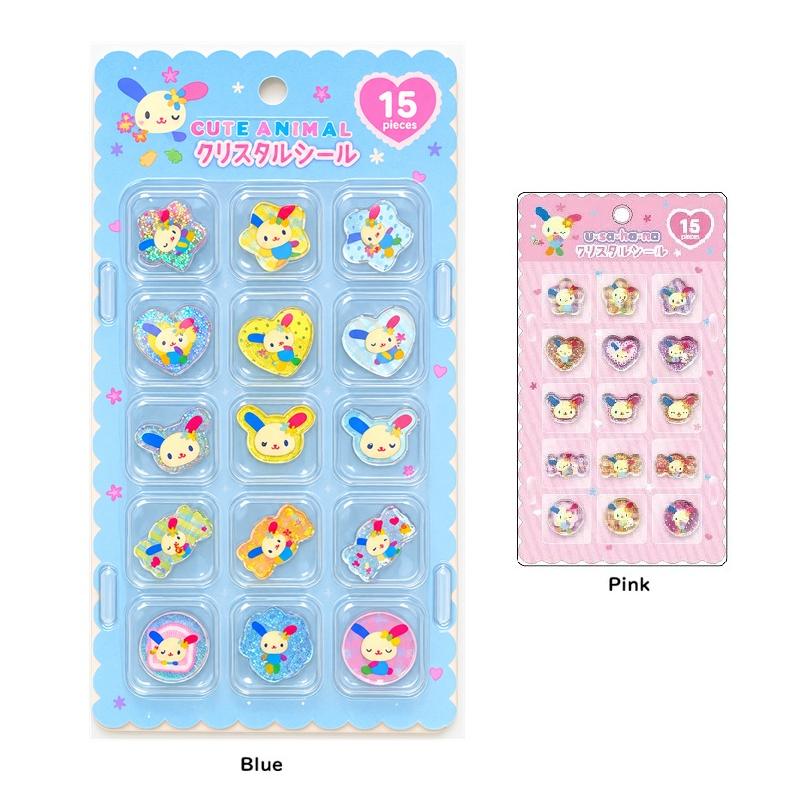 ウサハナ クリスタルシール　デコシール　　きらきらシール　シールシート 　サンリオ　シール　ティーシーピー | sanrio