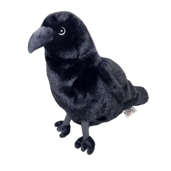 カラス ワイルドアニマルペンケース ぬいぐるみポーチ ペンポーチ ペン