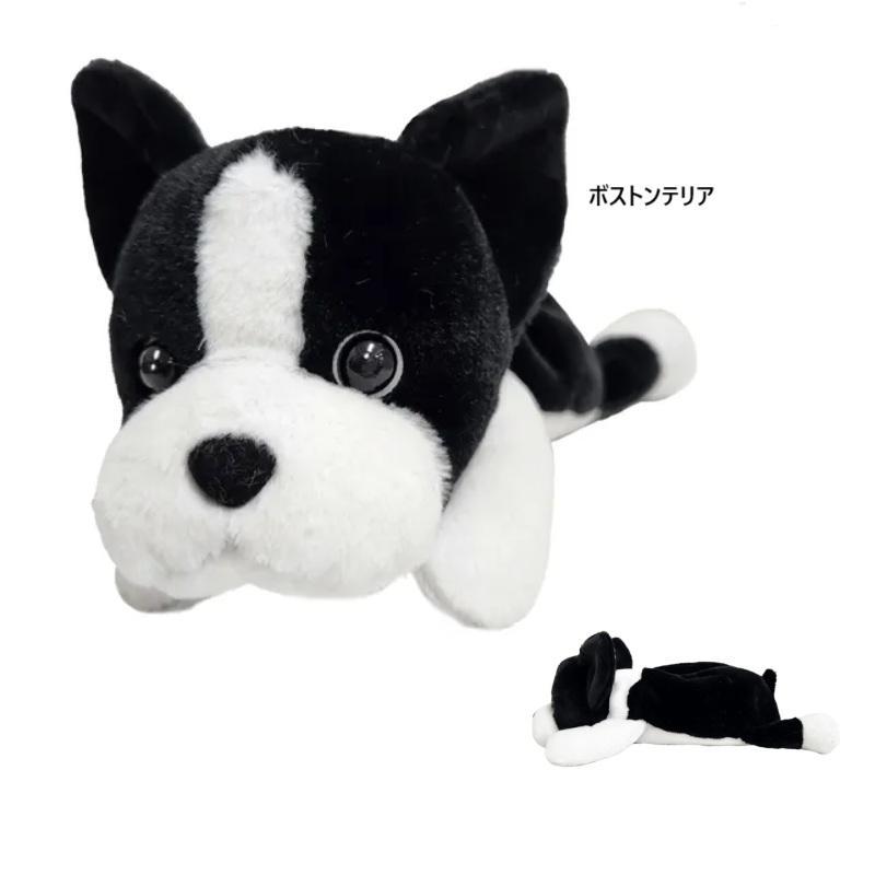 ボストンテリア ワイルドアニマルペンケース ぬいぐるみポーチ
