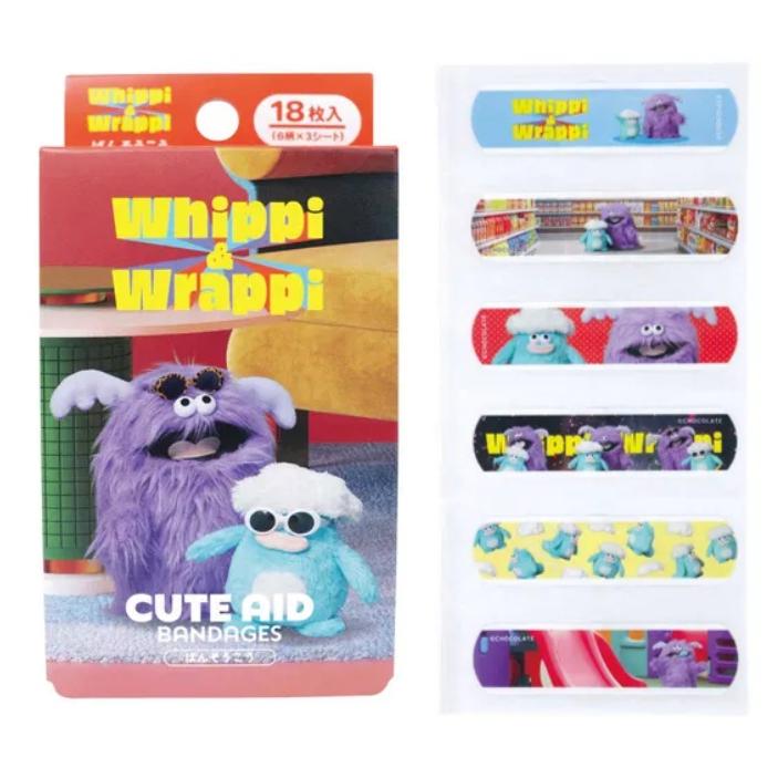 ホイッピ　ラッピ 絆創膏 　ばんそうこう　絆創膏　かわいい　キャラクター　カットバン　傷テープ | 