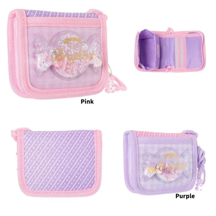 キャンディ　RFウォレット　お財布　子供財布　キッズ財布　ストラップ付き財布 キッズ財布　キャラクター財布　ラウンドファスナーウォレット | 