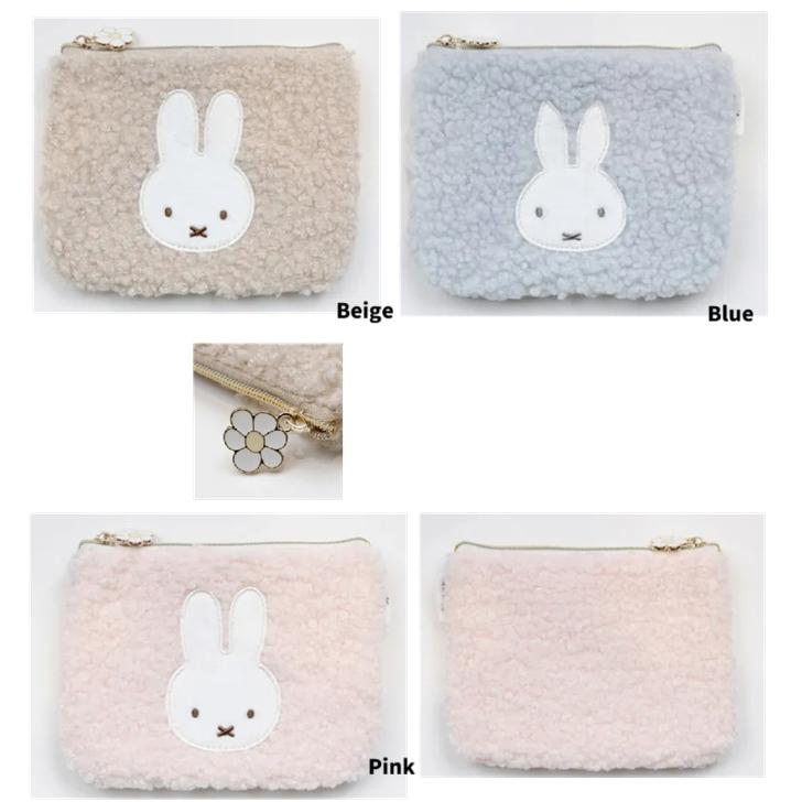 MIFFY BOA ミニフラットポーチ　ミッフィー　ポーチ　コインケース　ミニポーチ　小物入れ　イヤホン入れ　小銭入れ　フラットポーチ 　イヤフォンポーチ | Miffy
