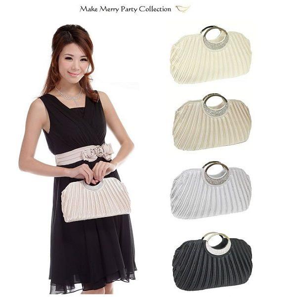 クラシカルバングルパーティーバッグ 大きめ パーティバッグ 結婚式 二次会 謝恩会 結婚式バッグ フォーマルバッグ Makemerry 通販 Yahoo ショッピング