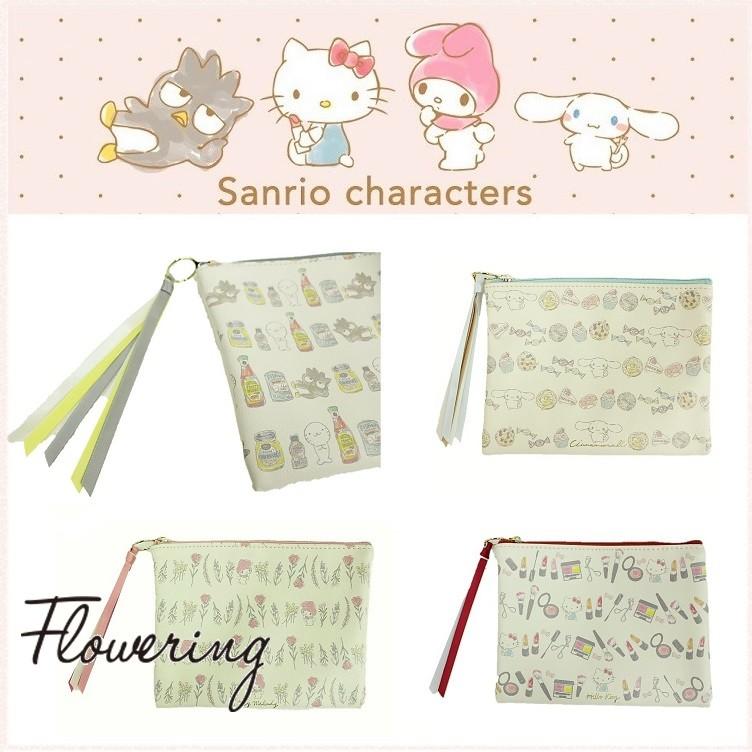 Sanrioフラットポーチ サンリオ フラワーリング ポーチ 小物入れ 小銭入れ リップポーチ フラットポーチ コスメポーチ アクセサリーポーチ Makemerry 通販 Yahoo ショッピング