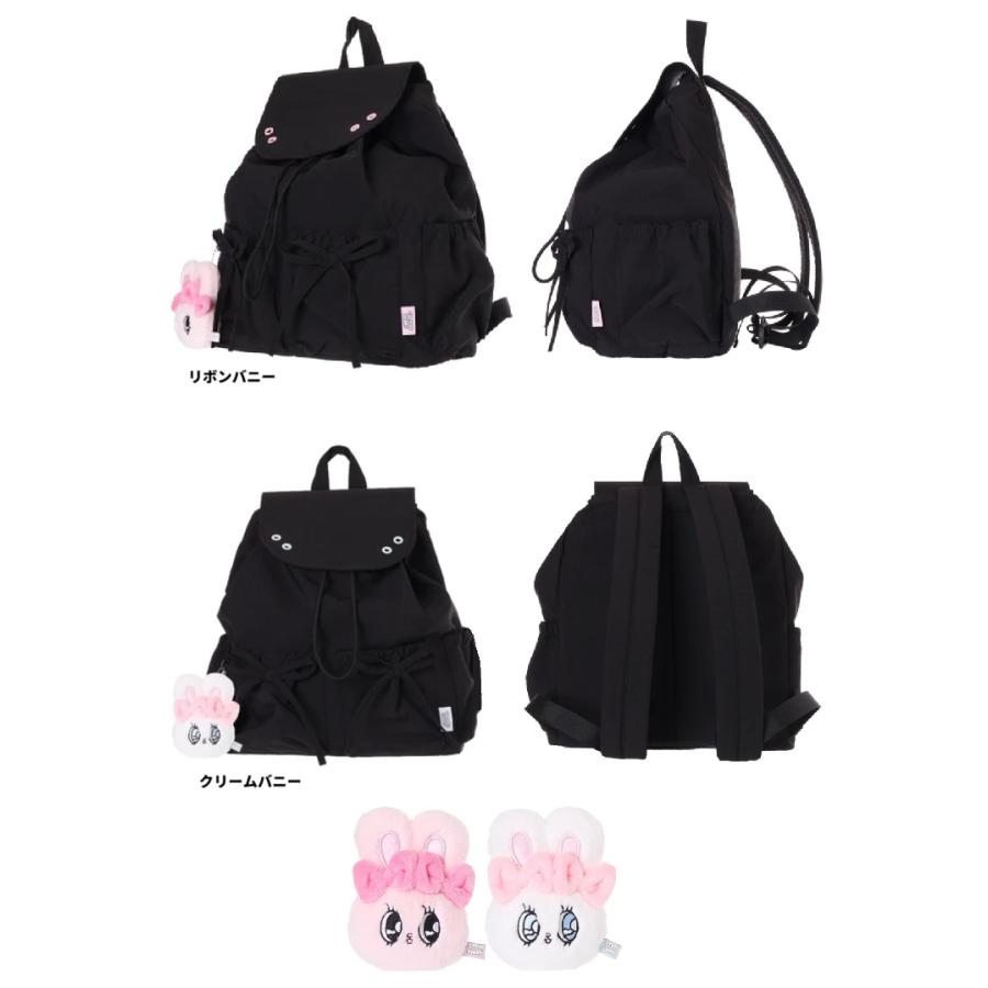 エスターバニーナイロンリボンぬいぐるみ付リュック　エスターバニー　リュック　デイパック　リュックサック　通学　遠足　旅行　ax | 