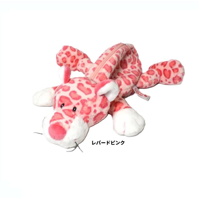 nici（ニキ） レパードピンク ペンケース フィギュアポーチ ペンケース