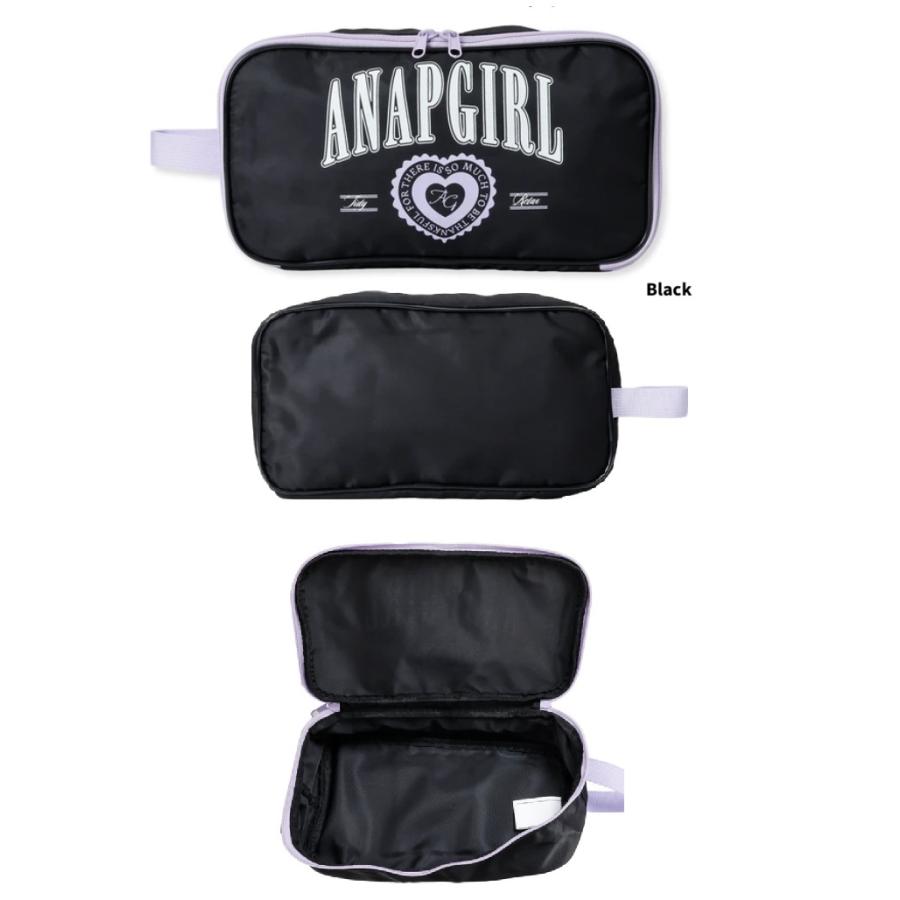 ANAP GIRLポリシューズバッグ　シューズバッグ 　　くつ入れ　シューズケース 　　上履き入れ 　シューズ袋 運動靴入れ キッズ 子供 靴入れ | ANAP GiRL