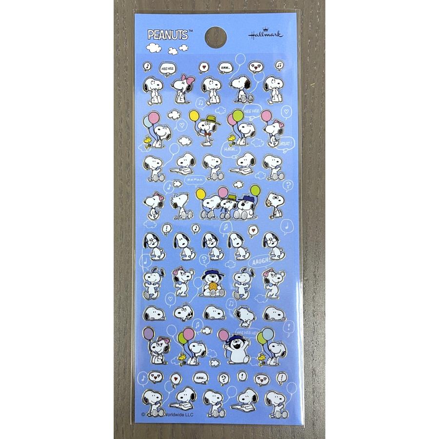 ホールマーク スヌーピー フチドリシール　シール　デコシール | Hallmark