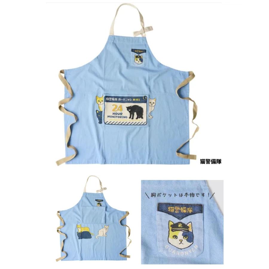 パッカブル　アンドパッカブル　ネコ　ネコおしゃれ　かわいい　ワークエプロン　 男女兼用　母の日 | AND PACKABLE