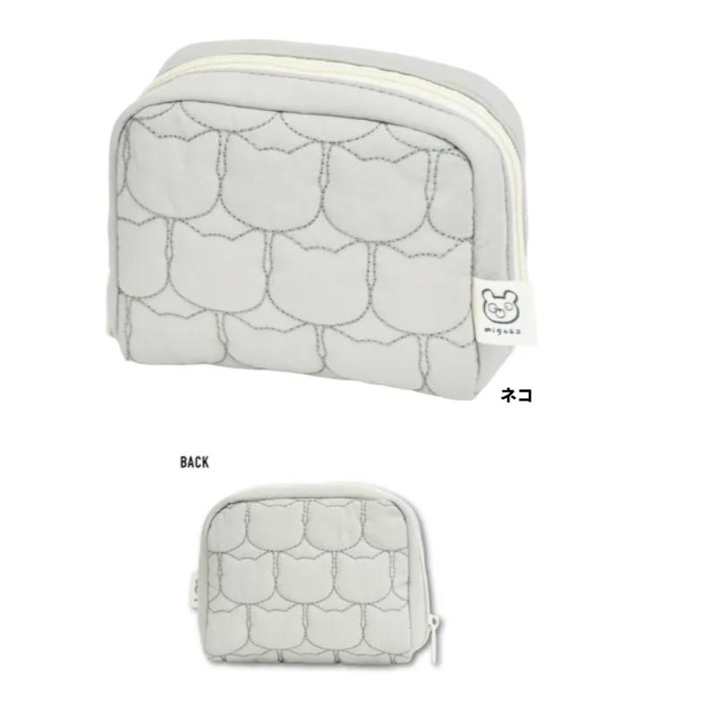 モチーフキルト ポーチ　ボックスポーチ　コスメポーチ 　化粧ポーチ | 