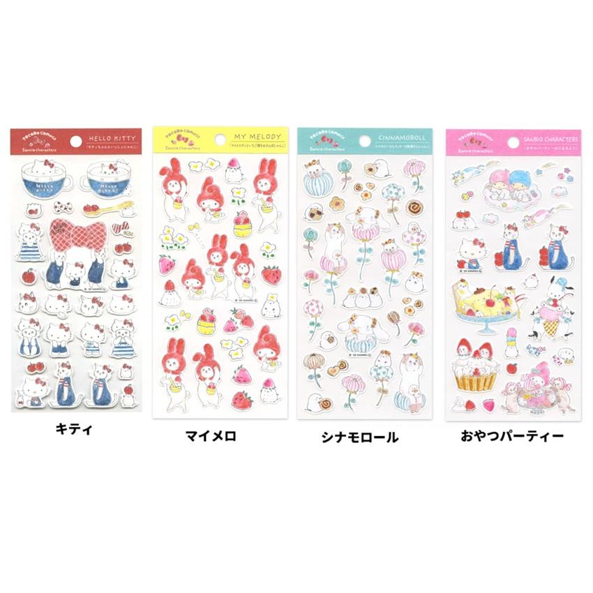 サンリオキャラクターズ　トコロコムギ　シール　 サンリオシール　シール　　デコシール 　コットンシール | ハローキティ