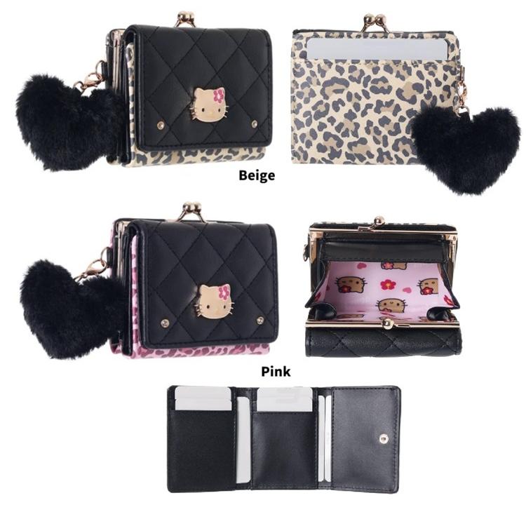 日焼けハローキティ　サンリオ　キティ　コンパクト財布　お財布　財布　レディース財布　三つ折り財布　お財布 コンパクト　キティ　ax　ミニ財布 | ハローキティ