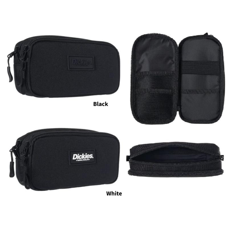 Dickies　ポリラバーワッペン多機能ポーチ　ペンポーチ　ペンケース　多機能ポーチ　メイクポーチ　ポーチ　ax | Dickies