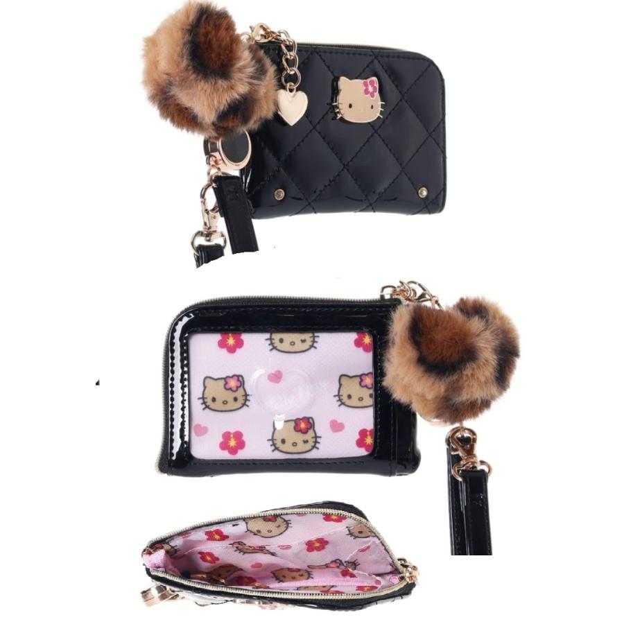 サンリオ　キティ　シ　リール付パスケース 　パスケース　定期入れ ICカード入れ　カードケース　ax　キーパスケース(日焼け) | ハローキティ