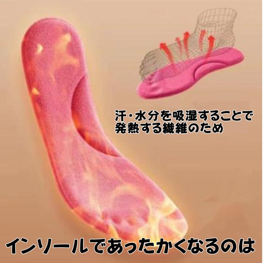 インソール 暖かい 2枚セット 防寒 ホカホカ 冬 雪 追加1枚350円