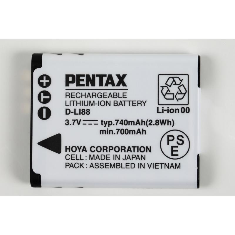 ペンタックス PENTAX D-LI88 充電式リチウムイオンバッテリー｜makerttomohikos｜02