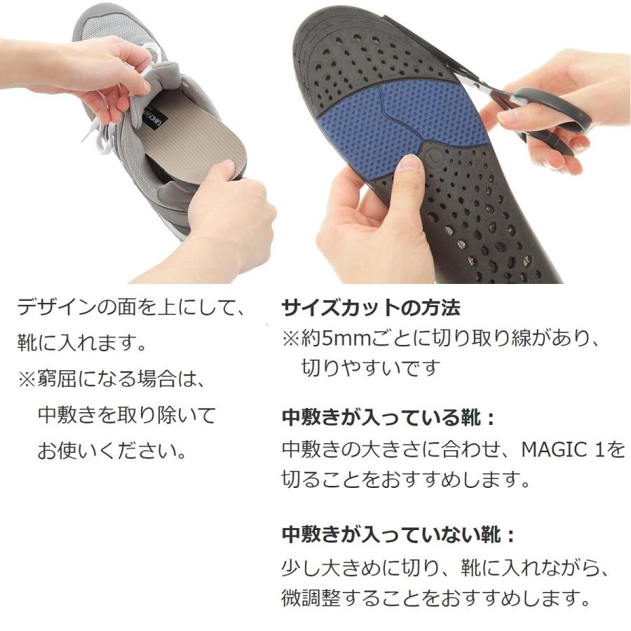 M1インソール 2020 かかとの厚さが1cm 足の負担が最大70%軽減 知能