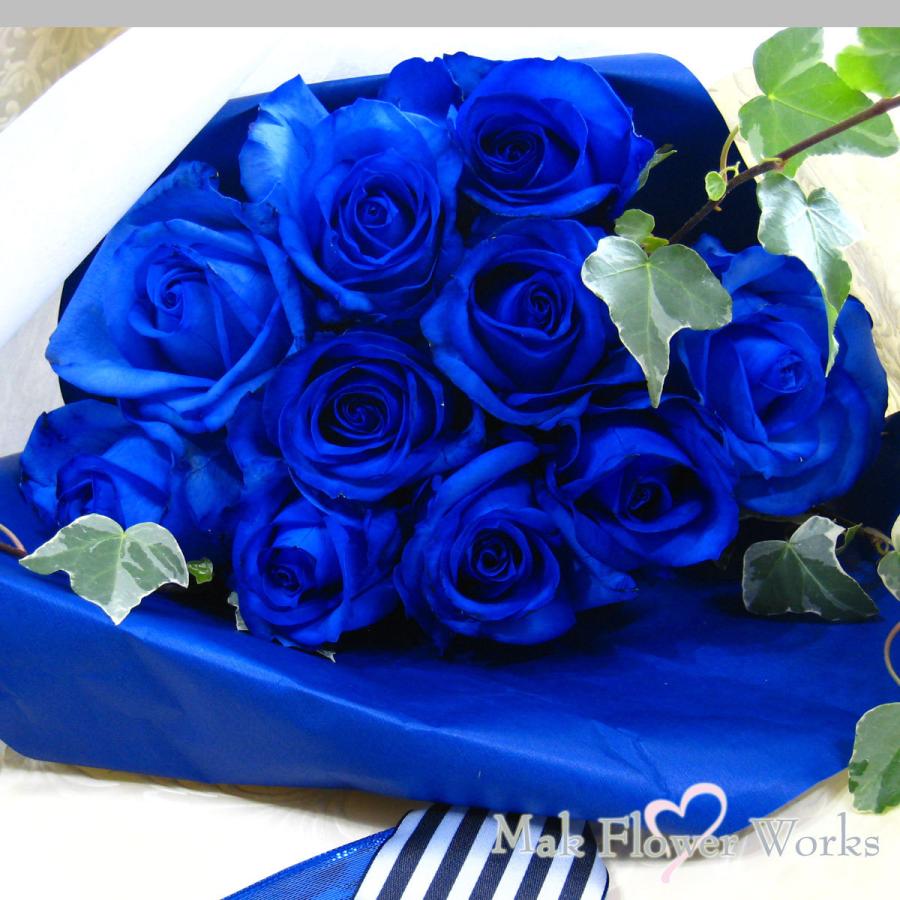 青いバラプロポーズ 薔薇 100本 造花 バラ 100本 ブルー 花 プロポーズ