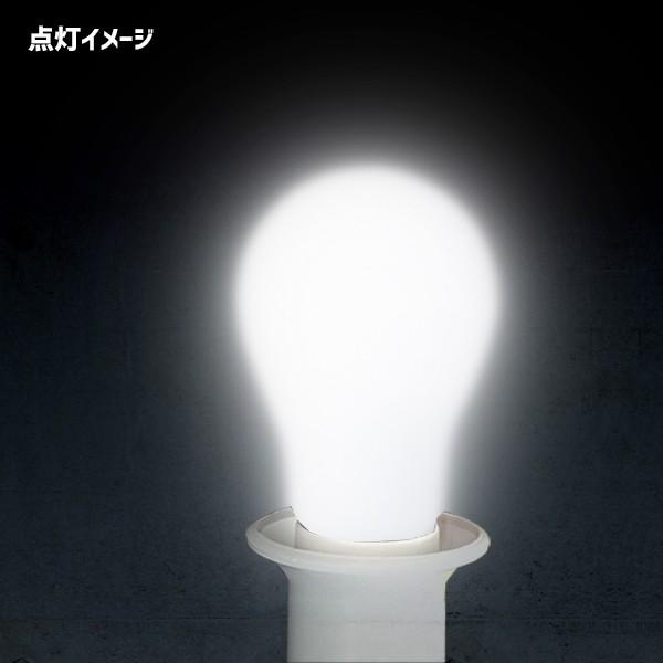 マキテック 電球 LED電球 40W 電球 相当 口金 E26 昼光色 防水 調光