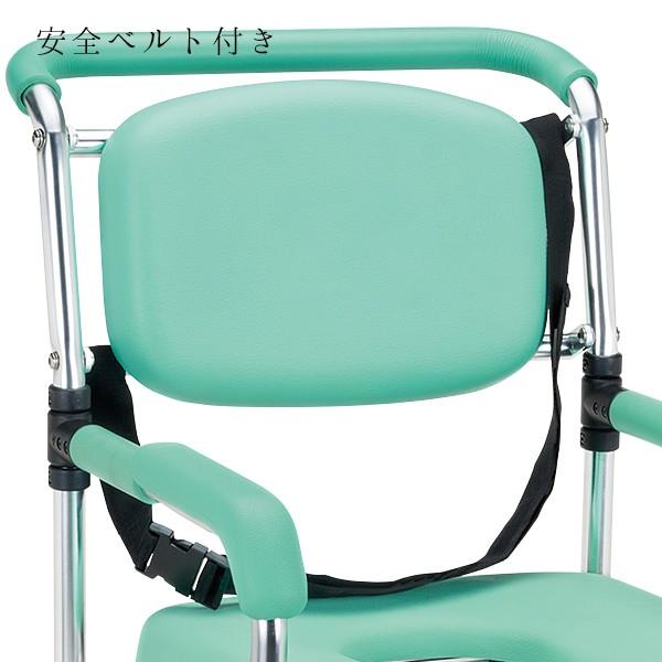 マキテック 浴用キャリー 入浴用車椅子 シャワーチェア 肘掛け固定