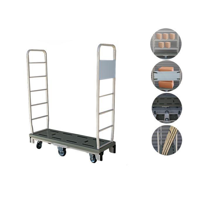 マキテック 6輪台車 バランスカート 両軸付き 看板付き MJC-6-2-K 耐  