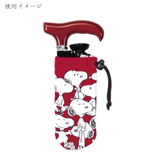 ステッキ 収納袋 介護用品 杖 ステッキなつえぶくろ スヌーピー