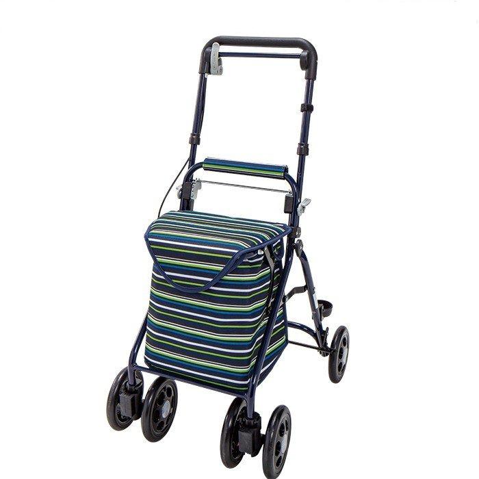 【美品】シルバーカー 　マキテック　折りたたみ　　YX-371SN マキテック シルバーカー ミドルサイズ おしゃれ カバー 軽量 らくらく