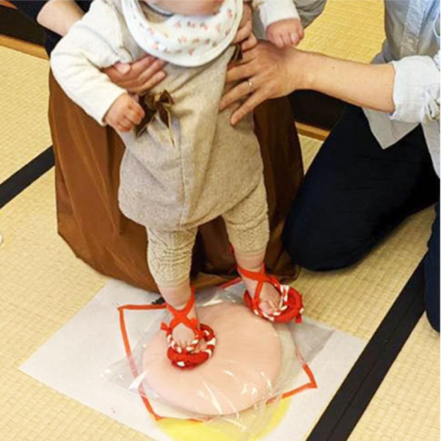 一升餅 誕生餅 ふみもち 1歳お祝い 白のみ１升　赤飯 わらじ 風呂敷 えらびとりカード お名前誕生日入 お餅レシピ 小分け袋付｜makiba-mochi｜08