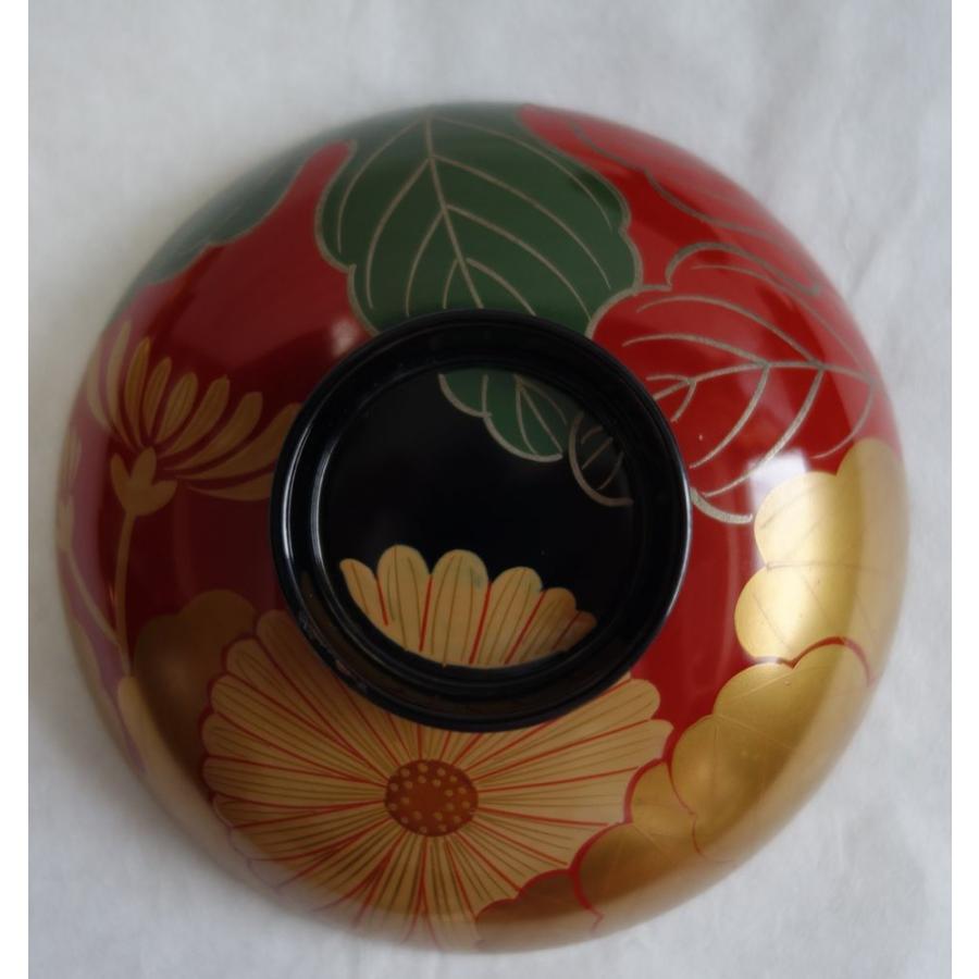 輪島塗漆器 椀 2個セット 菊模様 【公式通販】