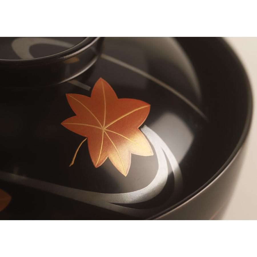 輪島塗 ちはやふる 竜田川 お椀５客 輪島塗 ちはやふる 竜田川 お椀5客 輪島塗吸物椀 輪島塗お椀 布