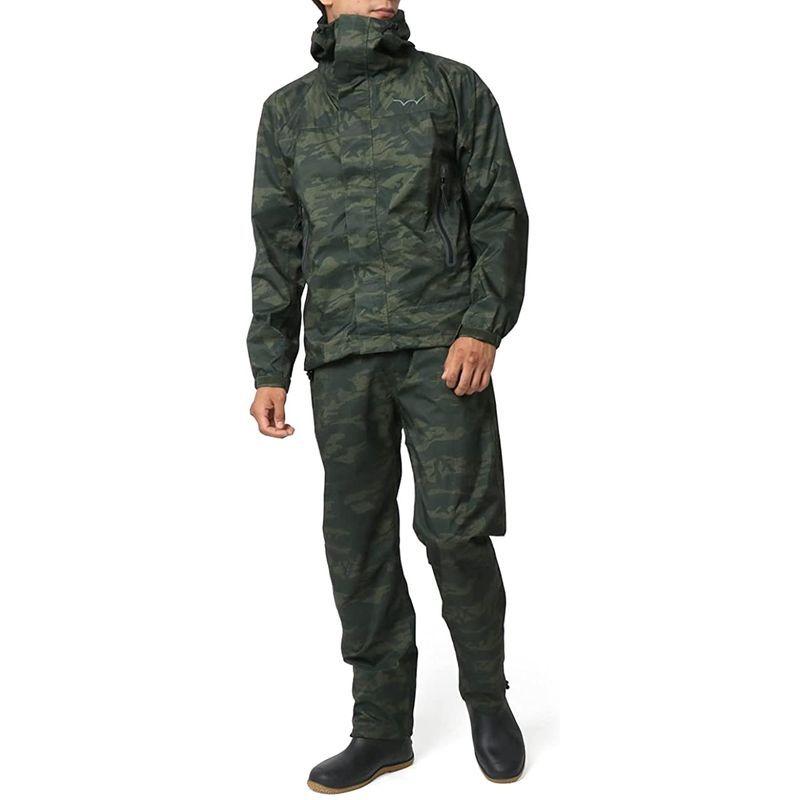 人気の贈り物が レインコート アウトドア 釣り 登山 バイク 自転車 上下 メンズ レインウェア エドウィン レインスーツ M 柄ｂ 透湿 防水 雨具小物