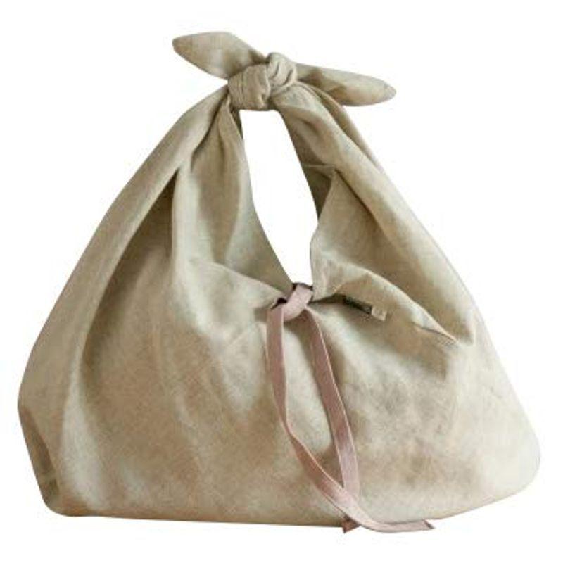 のこり染 トートバッグ 東袋 日本製 自然素材 エコバッグ お買い物バッグ バルーンバッグ 東袋 バッグ 自然素材 大容量 たためる 肩紐が結べる 松田 シンプル 布製 選べる支払い方法