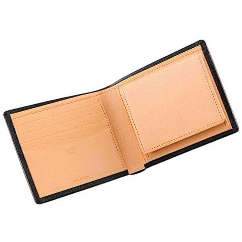 超爆安 キプリス二つ折り財布 ｂｏｘ小銭入れ付き札入 シラサギレザー 22 ブラック スーツケースベルト Garces Org