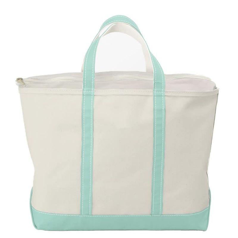 L L Bean エルエルビーン メンズファッション ボート アンド トート バッグ ジップ トップ ラージ Regular Faded Jade Regular グリーン ボート アンド トート バッグ 松田 代引き可 の