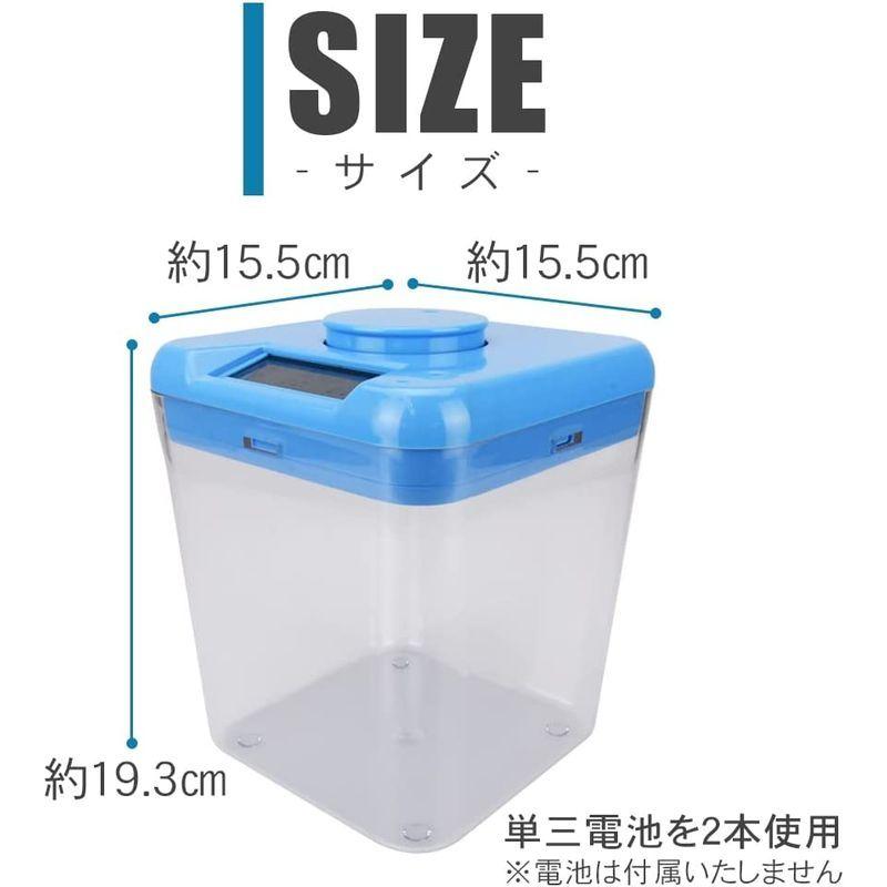 最高 タイムロックボックス タイマー機能付き ブルー 大容量 スマホ ゲーム機 お菓子 自己管理 禁欲ボックス 金庫付属品 パーツ Www Oroagri Eu