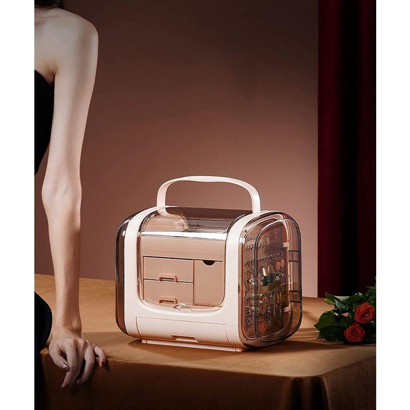 大人気新品 メイクボックス 大容量 コスメボックス 可愛い おしゃれ 韓国 化粧品 ボックス メイクケース 収納 スキンケア 小物入れ インテリア ピン Www Cancousa Com
