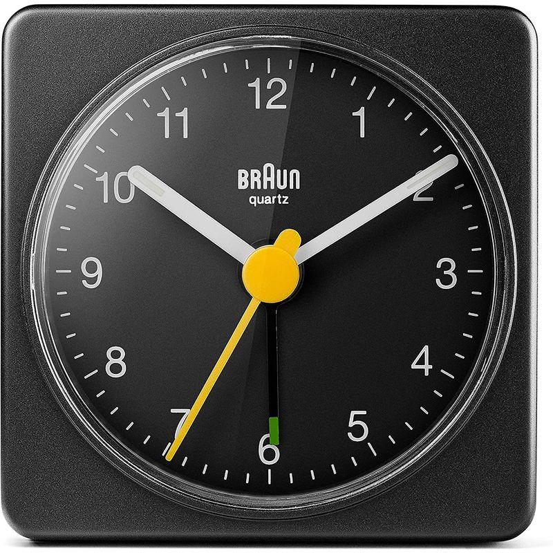 Braun Alarm Clock 並行輸入品 目覚まし時計 クロック 白 置き時計 トラベル アラーム 02b 時計 旅行 ホワイト ブラウン
