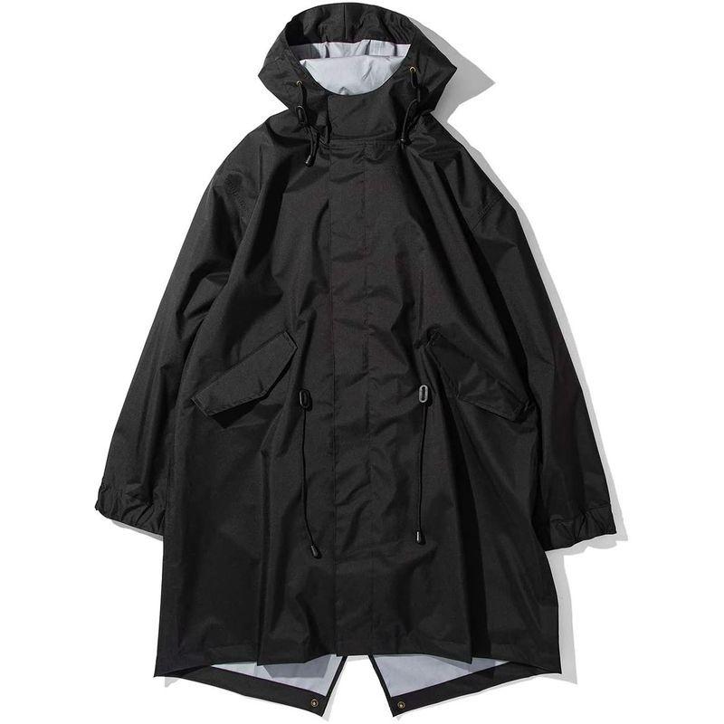 輝い キウ Kiu レインウェア K190m 900bk モッズコート オーバーサイズ ウォータープルーフ M ブラック その他傘 Www Walnutkitchen Com My