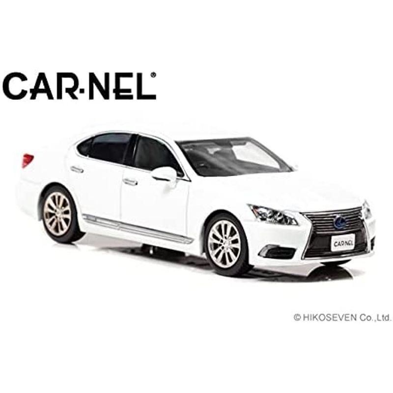 CARNEL 1/43 レクサス LS600h VersionL (UVF45) 2014 White Pearl Crystal Shin - 1