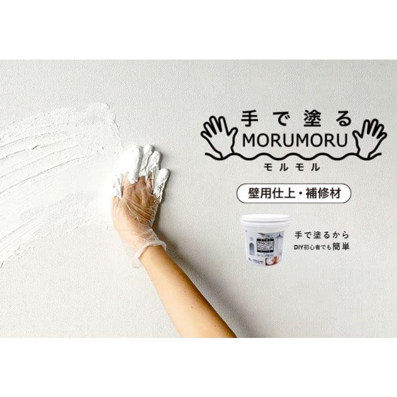 ニッペ 手で塗るMORUMORU（モルモル） 14kg 白 漆喰風塗料 | ニッペ