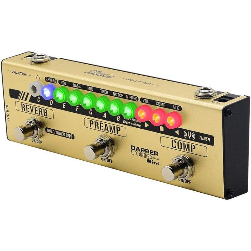 Valeton Dapper Acoustic Mini Guitar Multi Effects Pedal (MES4