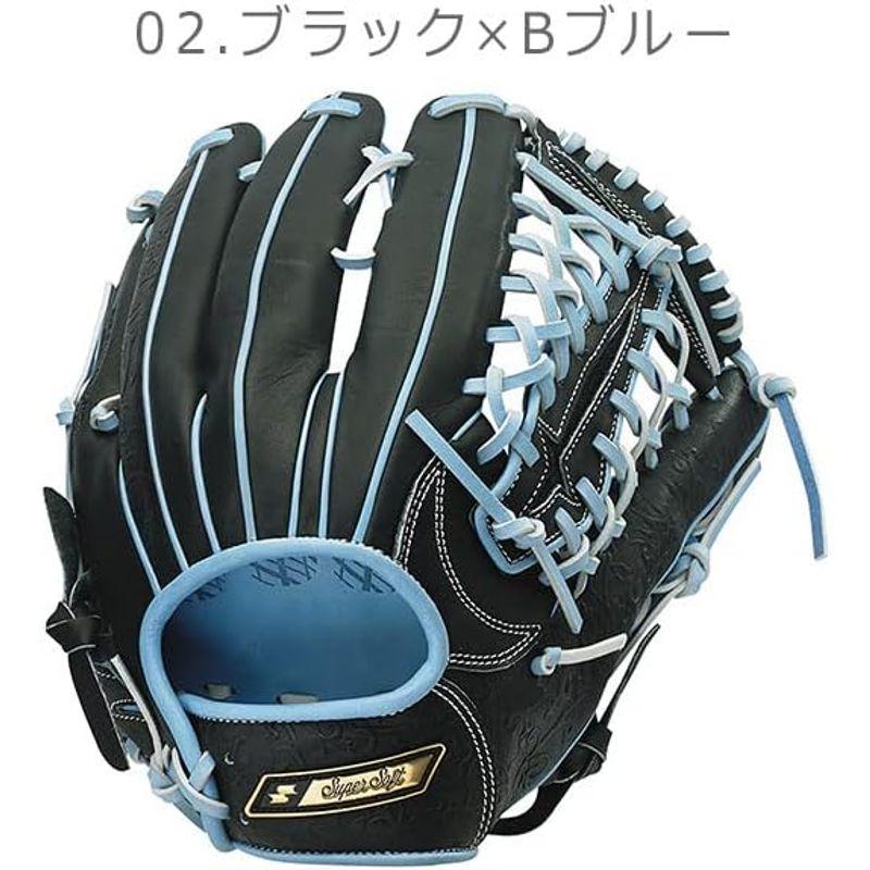 【中古品 】 SSK(エスエスケイ) 野球 軟式グラブ スーパーソフト 外野手用 SSGC8487S22 ブラック×Mグリーン 右投げ 【N2362573361】(12819円)
