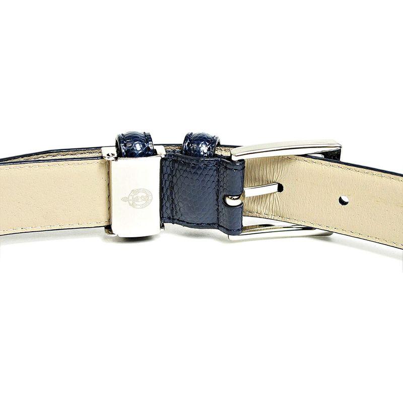 オンラインショップ メンズ ベルト キース Kieth 大きいサイズ サイズ調整可能 全長125ｃｍ ネイビー リザード型押し ビジネス ロングサイズ 長尺 ベルト Www Raviwebcoding Com